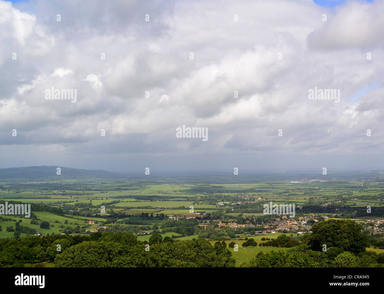 Broadway, Cotswolds, from the Cotswold Way Stock Photo Alamy