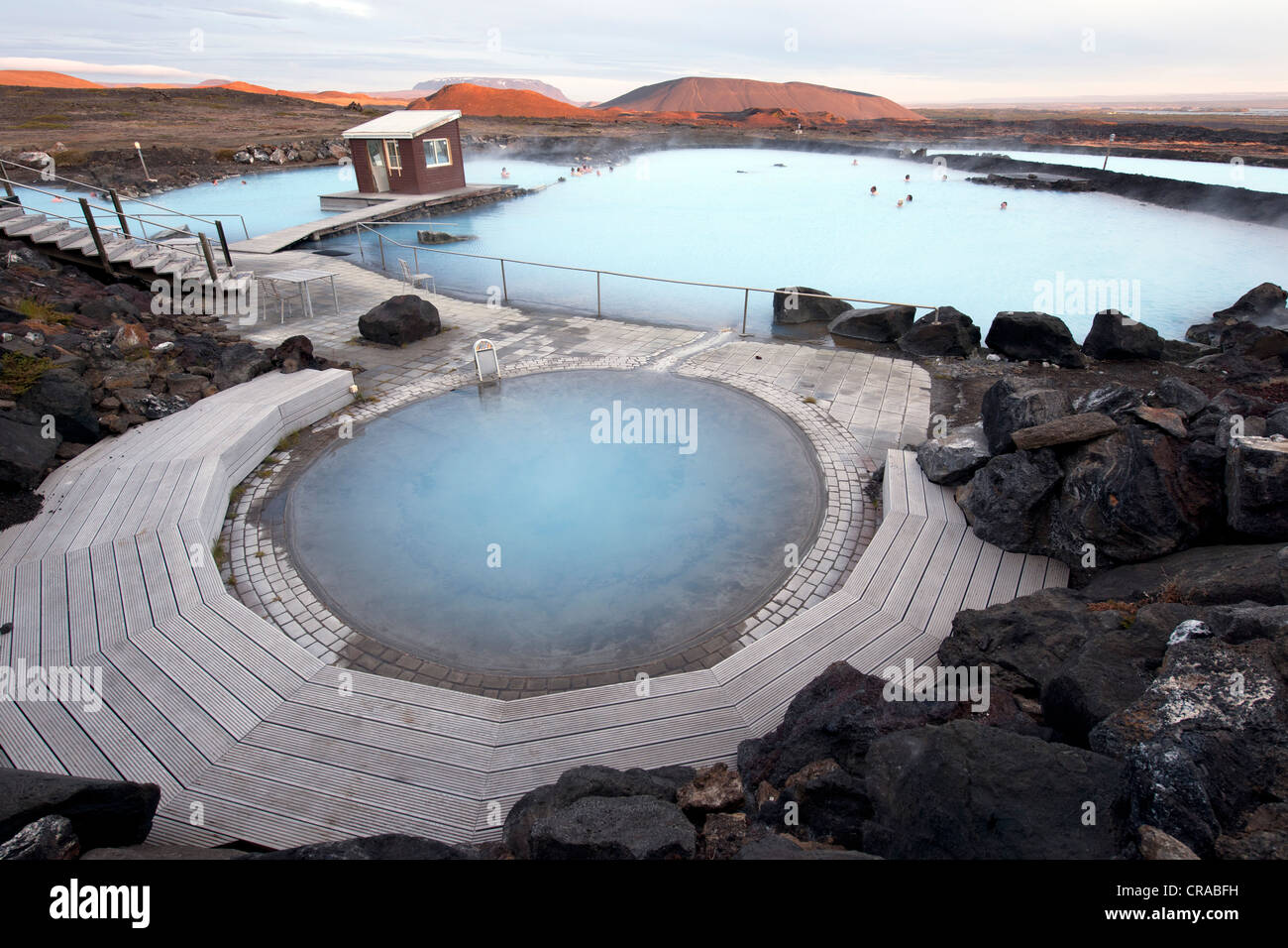Geothermal pool, Myvatn Nature Bath, Myvatn, Iceland, Europe Stock Photo -  Alamy