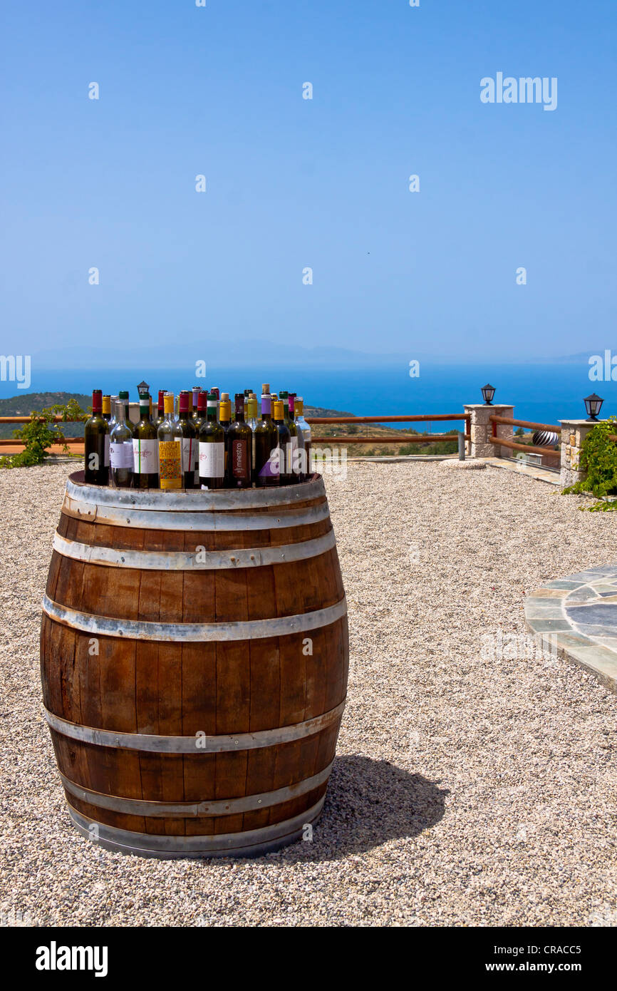 Wine tasting in Embonas, the wine capital of Rhodes, Greece, Europe