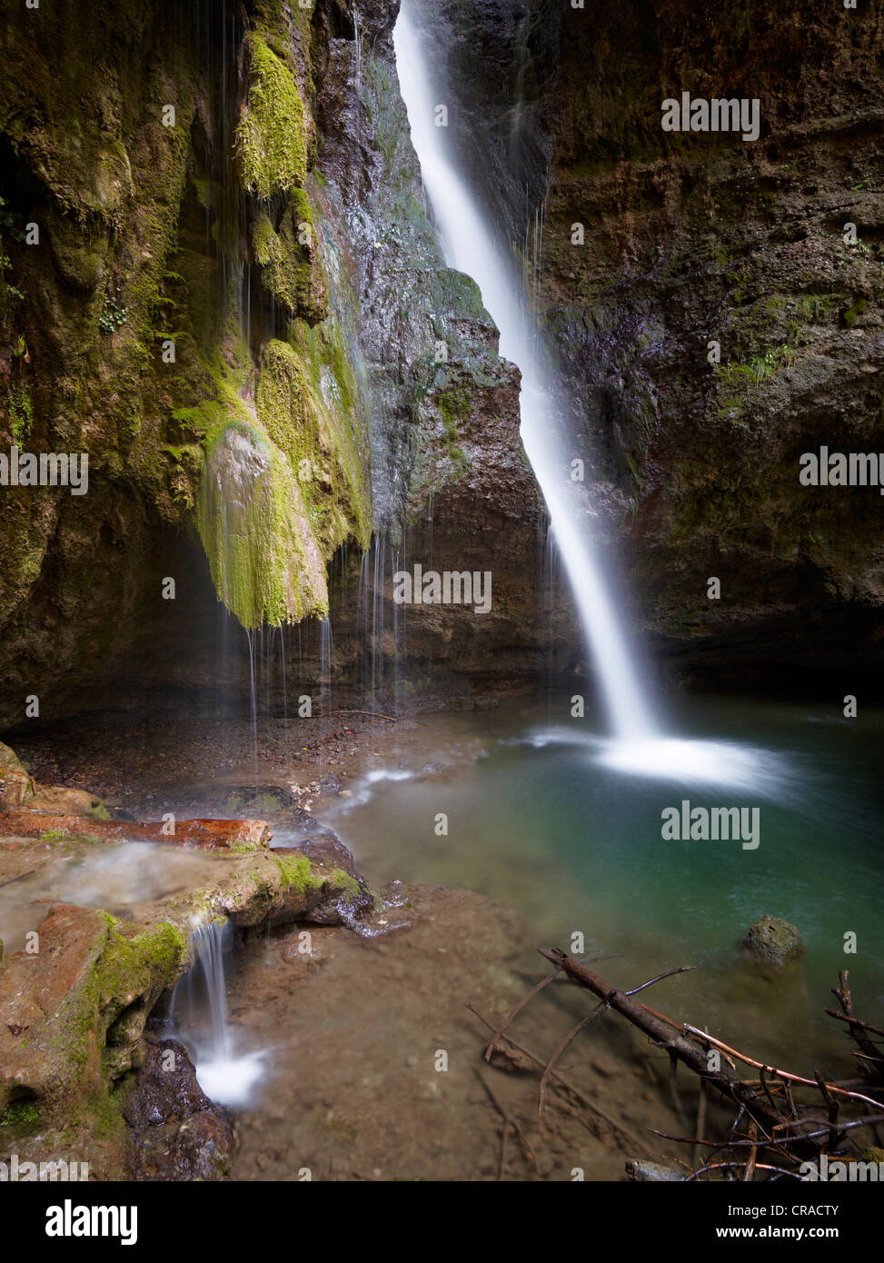 Hinang waterfalls, Hinang, Allgaeu, Bavaria, Germany, Europe Stock Photo