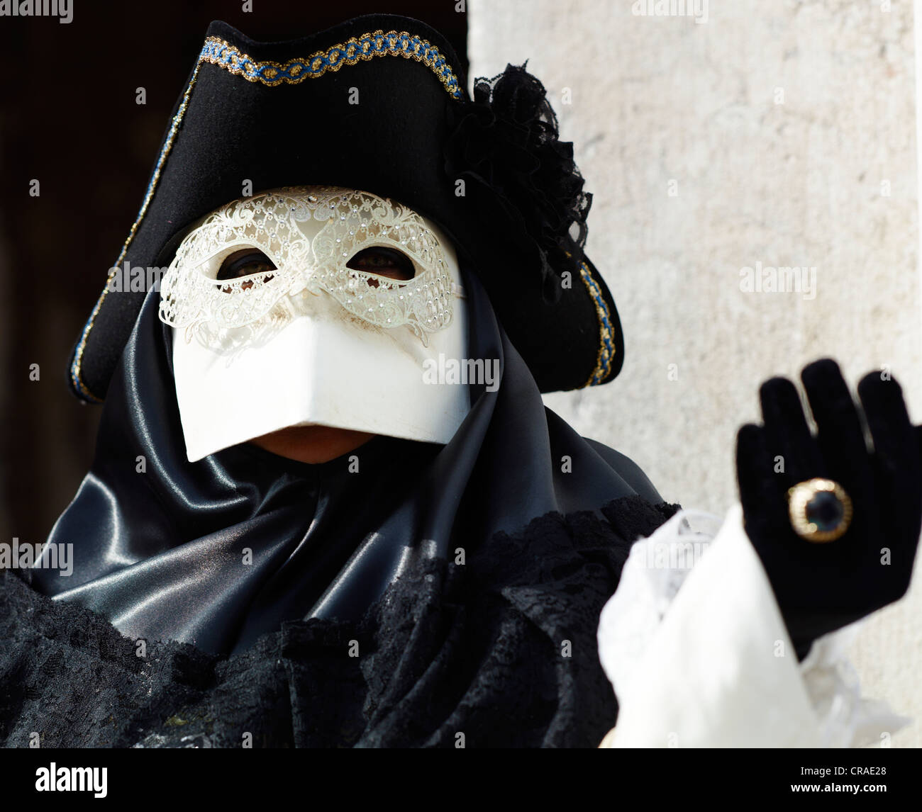 Venetian mask, Carnival in Venice, Veneto, Italy, Europe Stock Photo