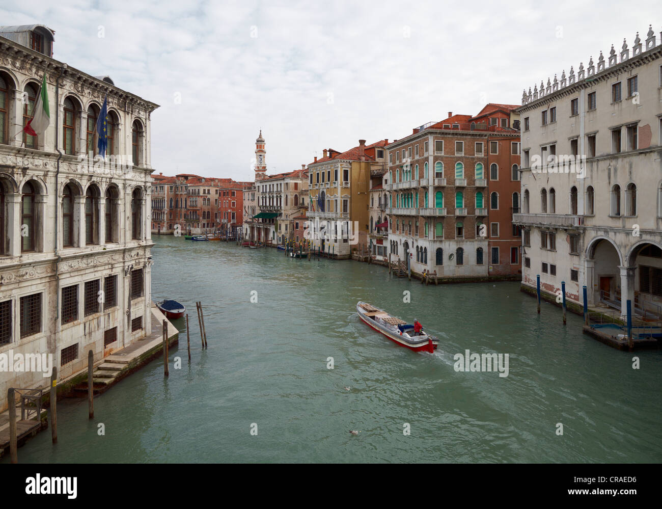 Canal Grande, Venice, Veneto, Italy, Europe Stock Photo