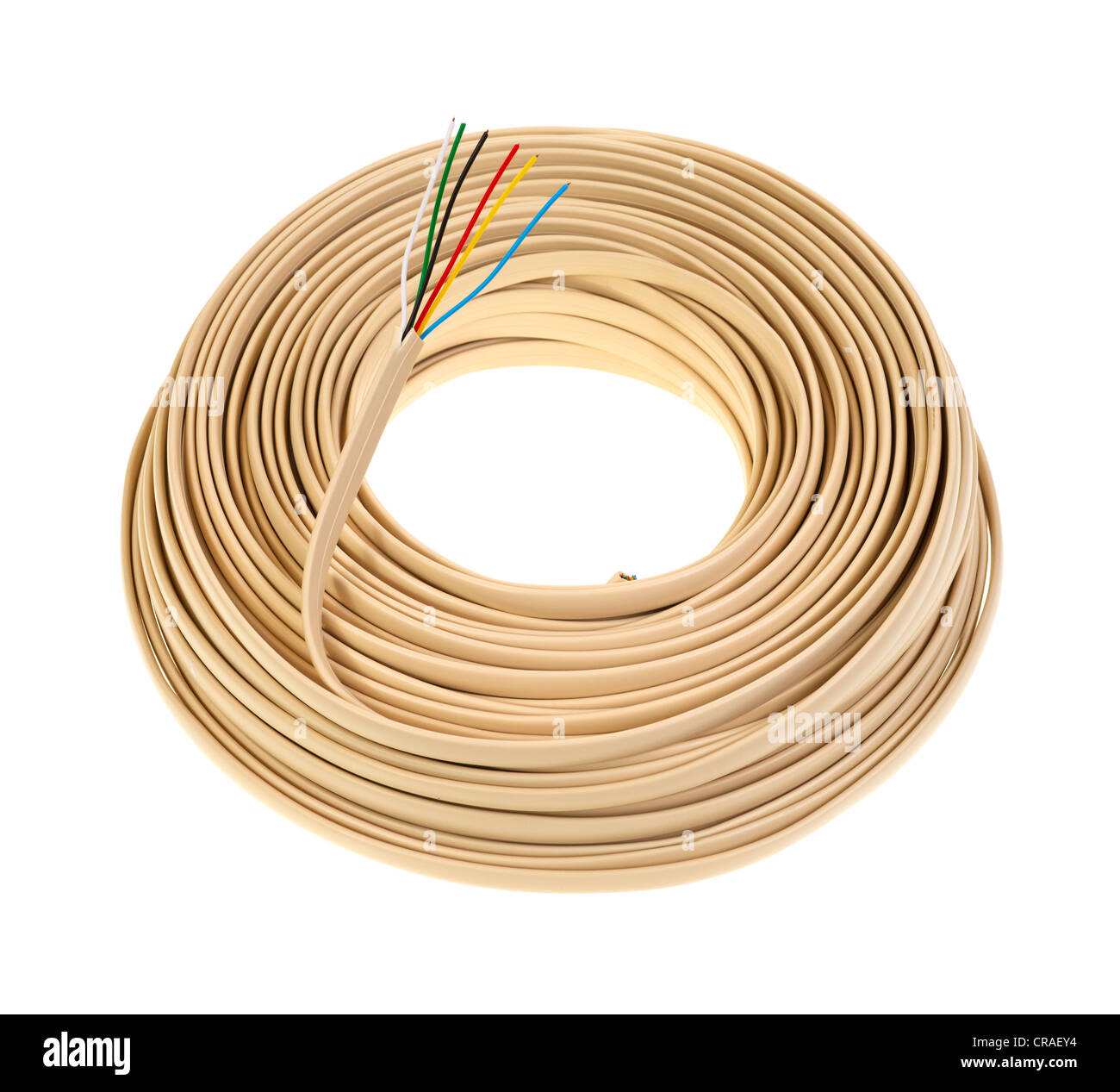 Generic telephone wire Stock Photo Alamy