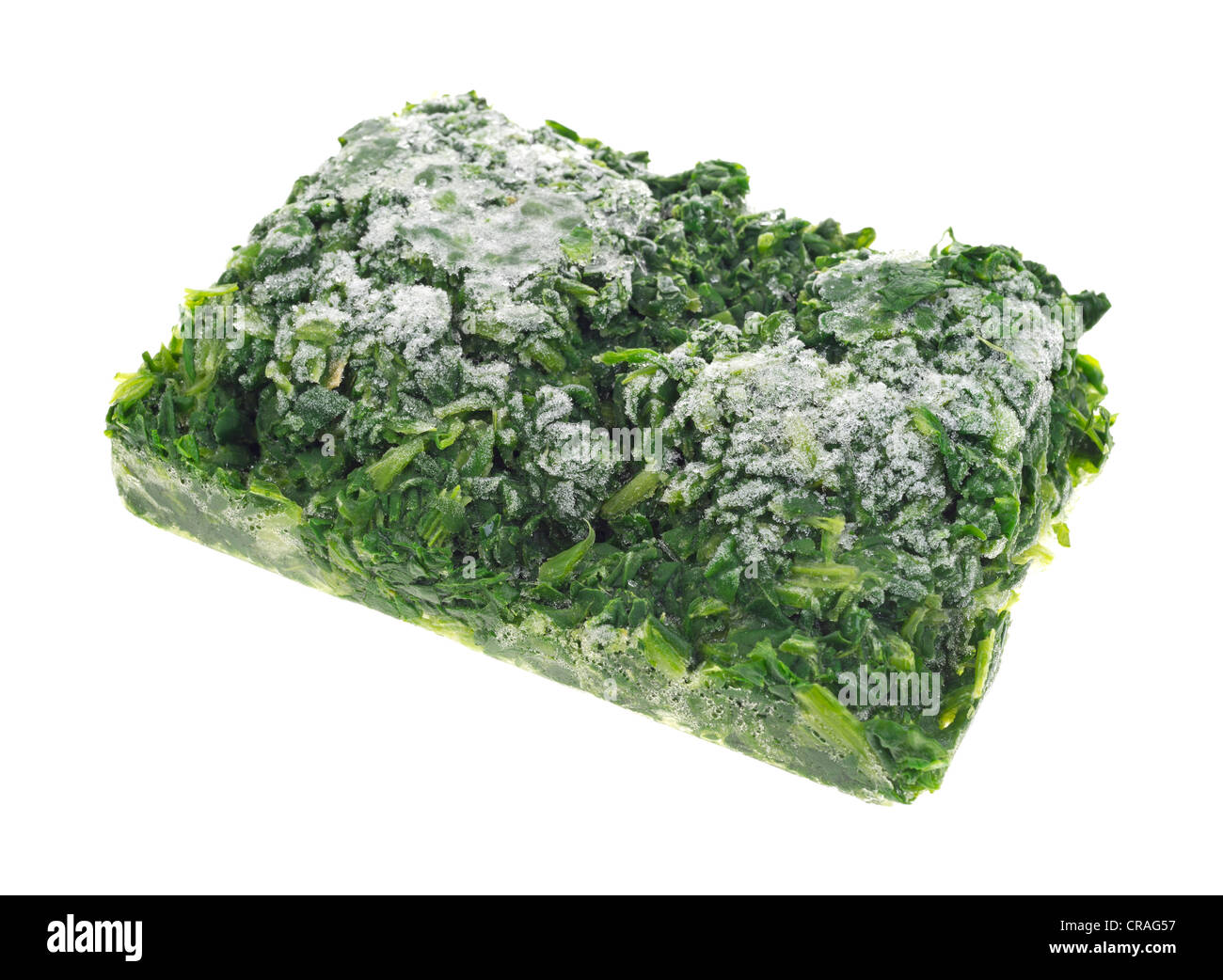 Frozen chopped spinach Stock Photo - Alamy