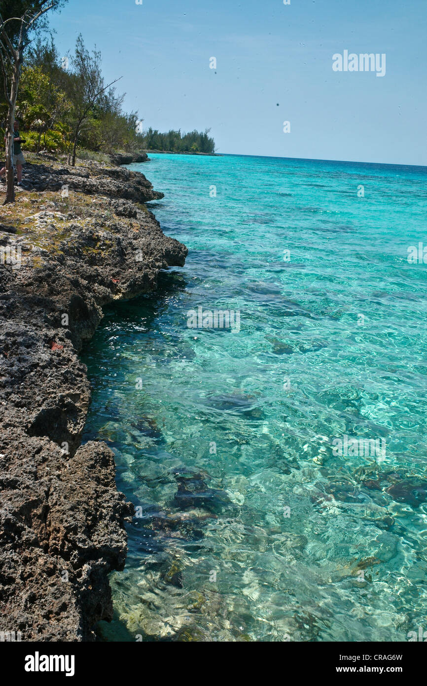 Caribbean waters around Playa Larga and Playa Giron Stock Photo