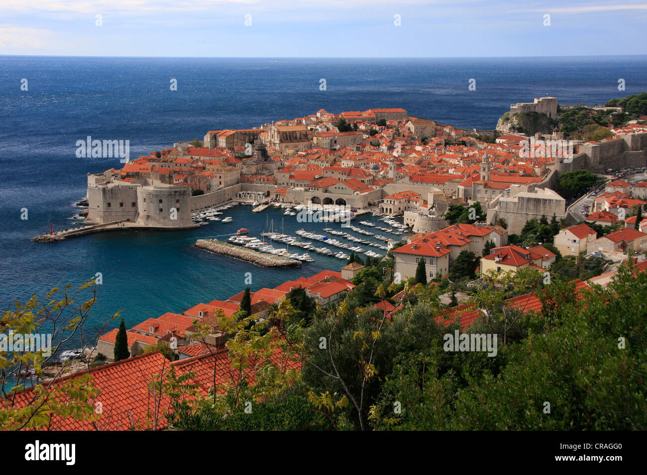 The Old Harbour At Dubrovnik Croatia Stock Photo Alamy