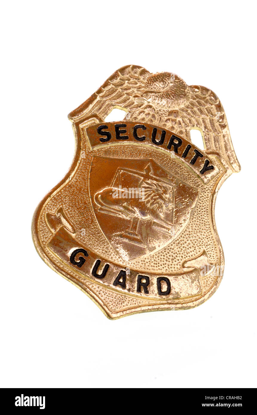 Security guard badge Stock Photo Alamy