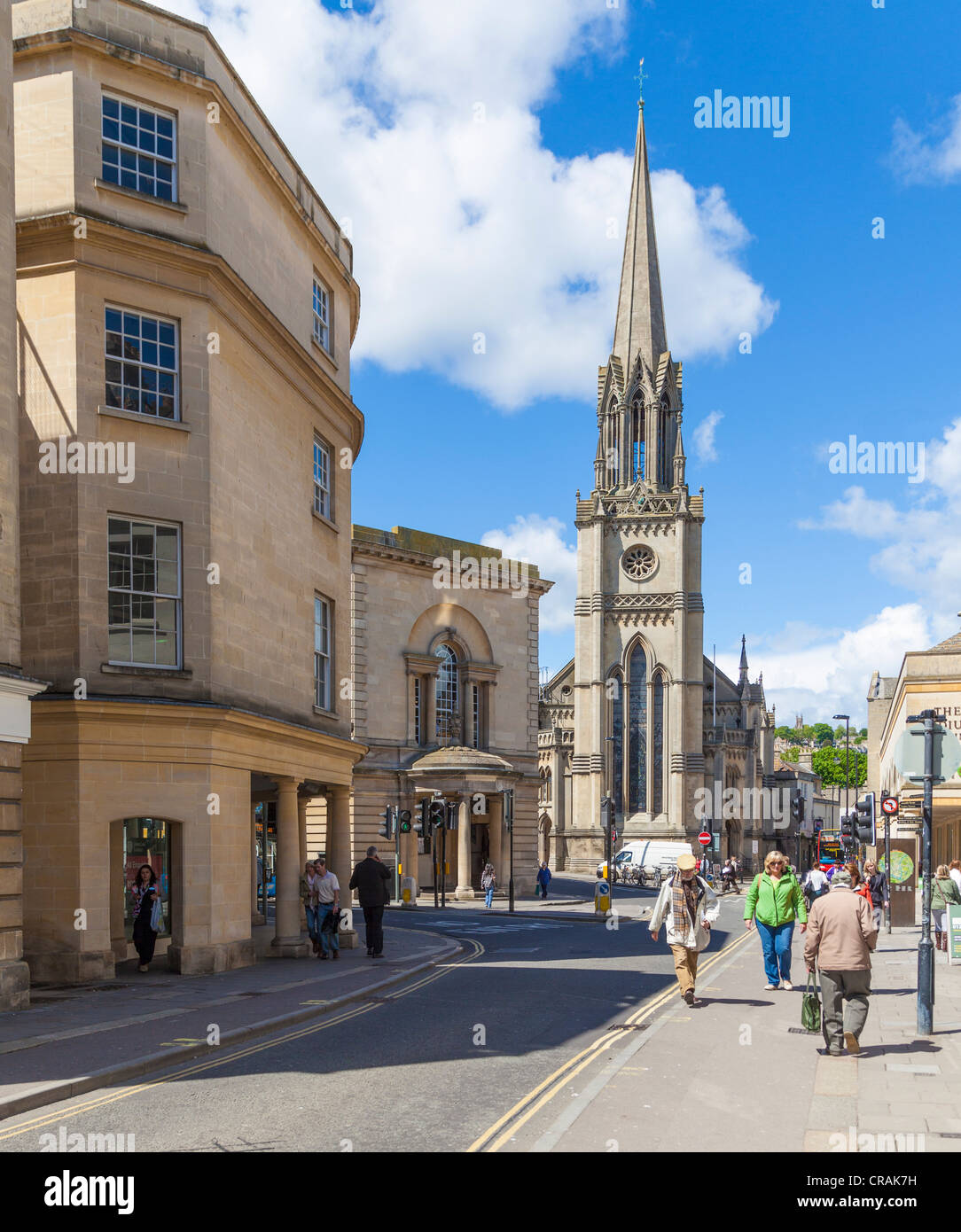 St Michael's without church, Bath. Somerset England Stock Photo