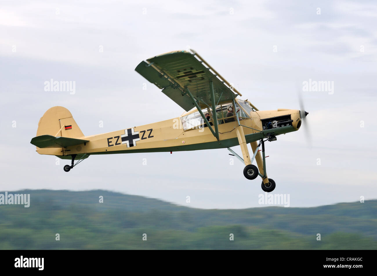 German Reconnaissance Aircraft Fieseler Fi 156 Storch First Flight In 1936 Europe S Largest Meeting Of Vintage Aircraft In Stock Photo Alamy