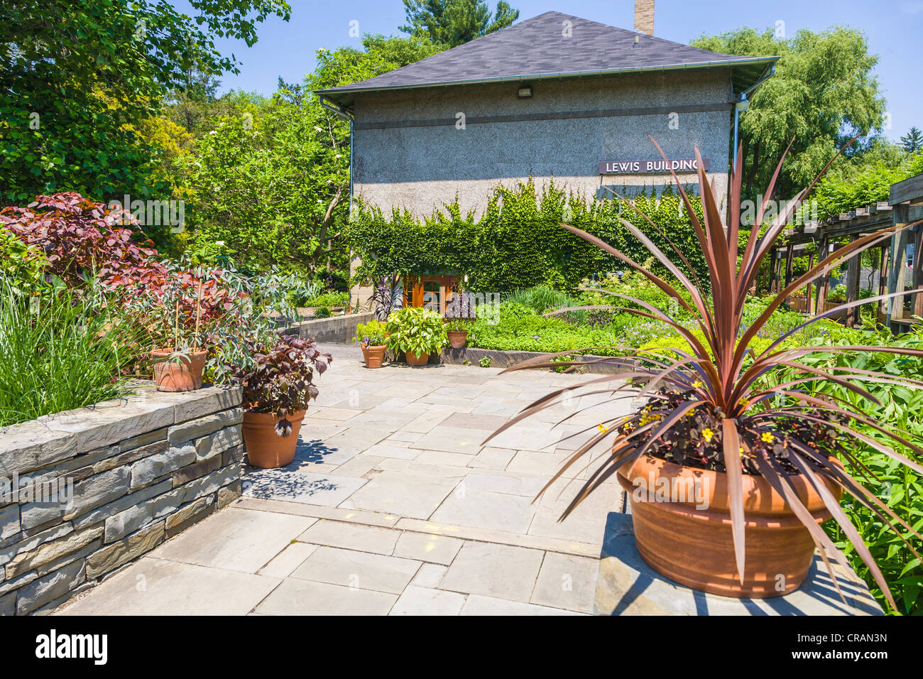 Entrance to Robison York State Herb Garden in Cornell Plantations in