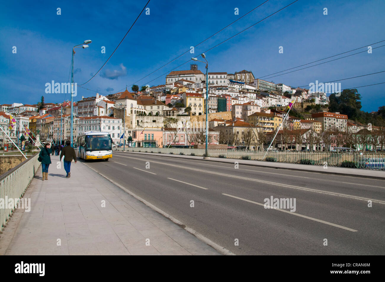 Historic district of Coimbra, Portugal, Europe Stock Photo