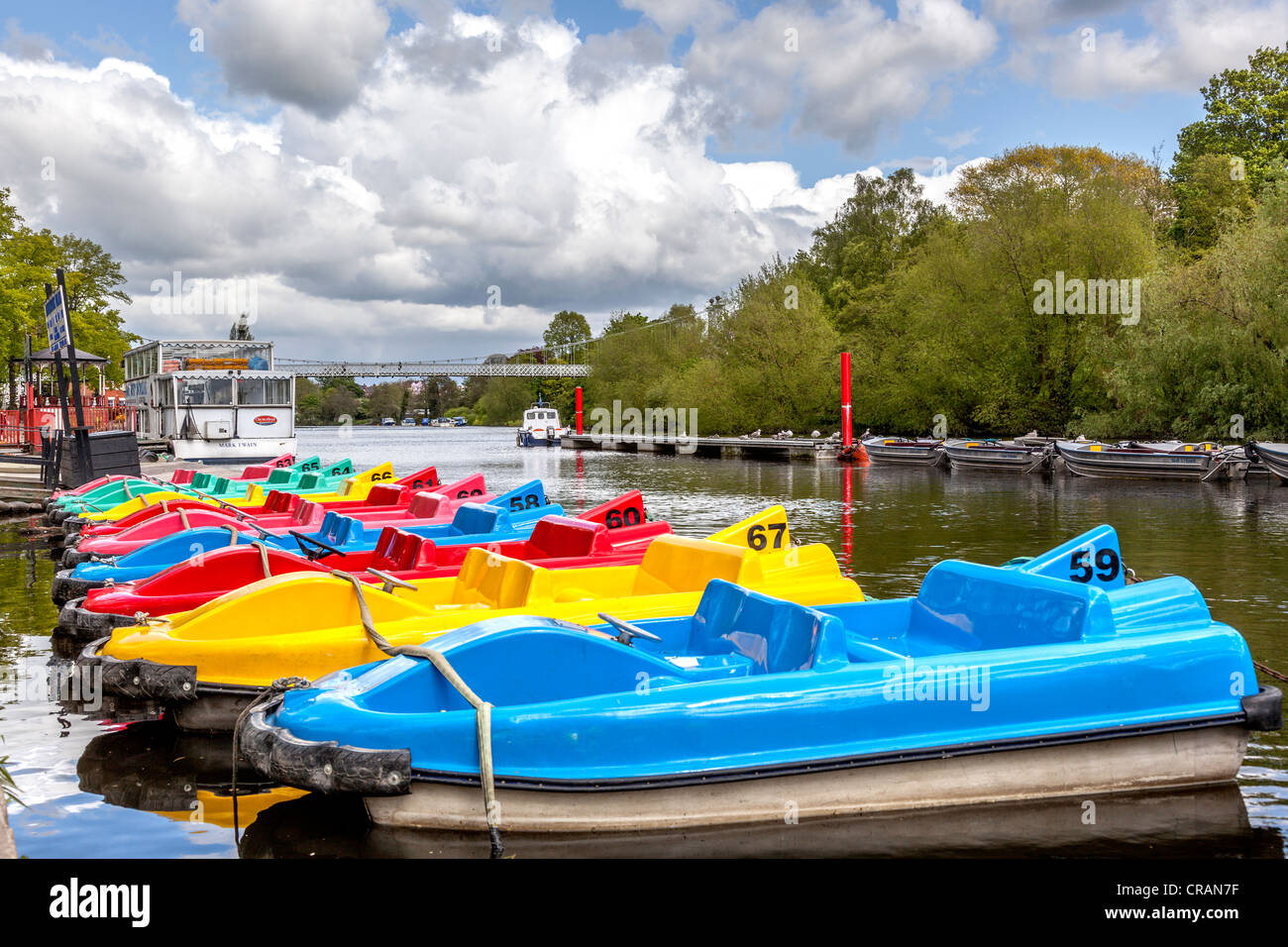 Pedalo boats hires stock photography and images Alamy