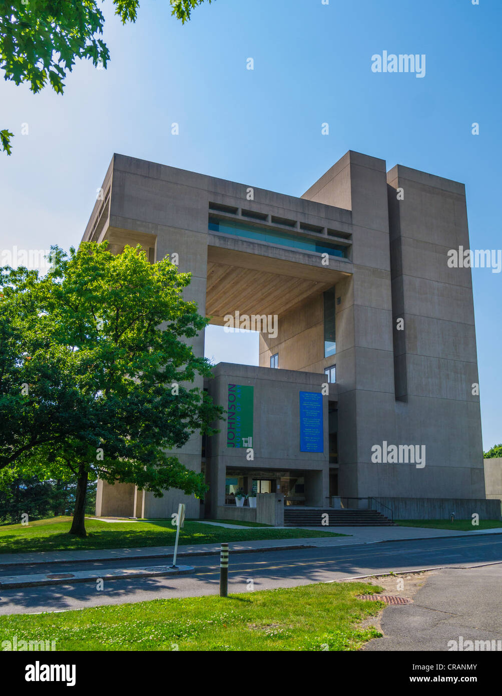 Johnson Museum of Art at Cornell University in Ithaca New York Stock