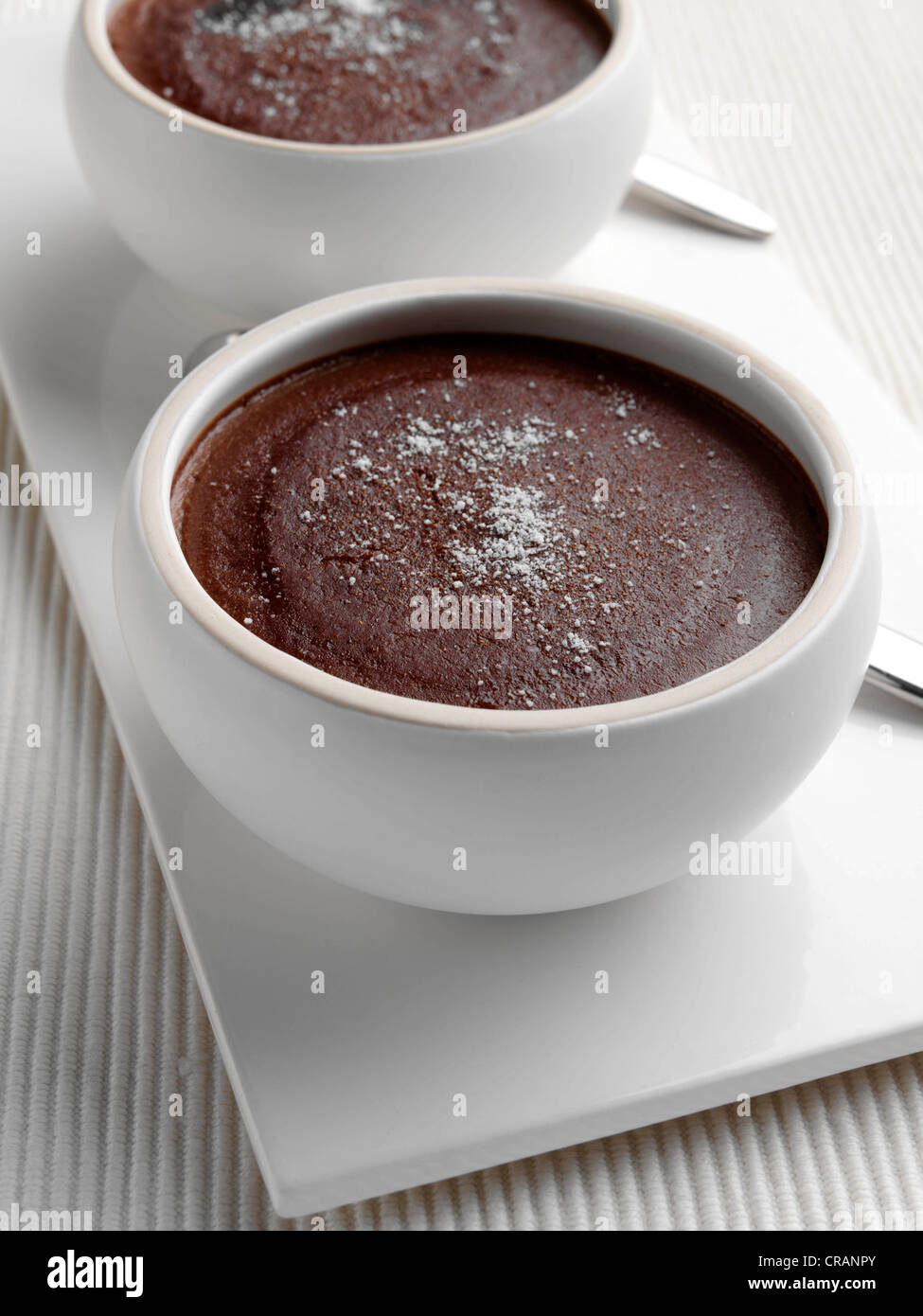 Banana fudge pudding Stock Photo Alamy