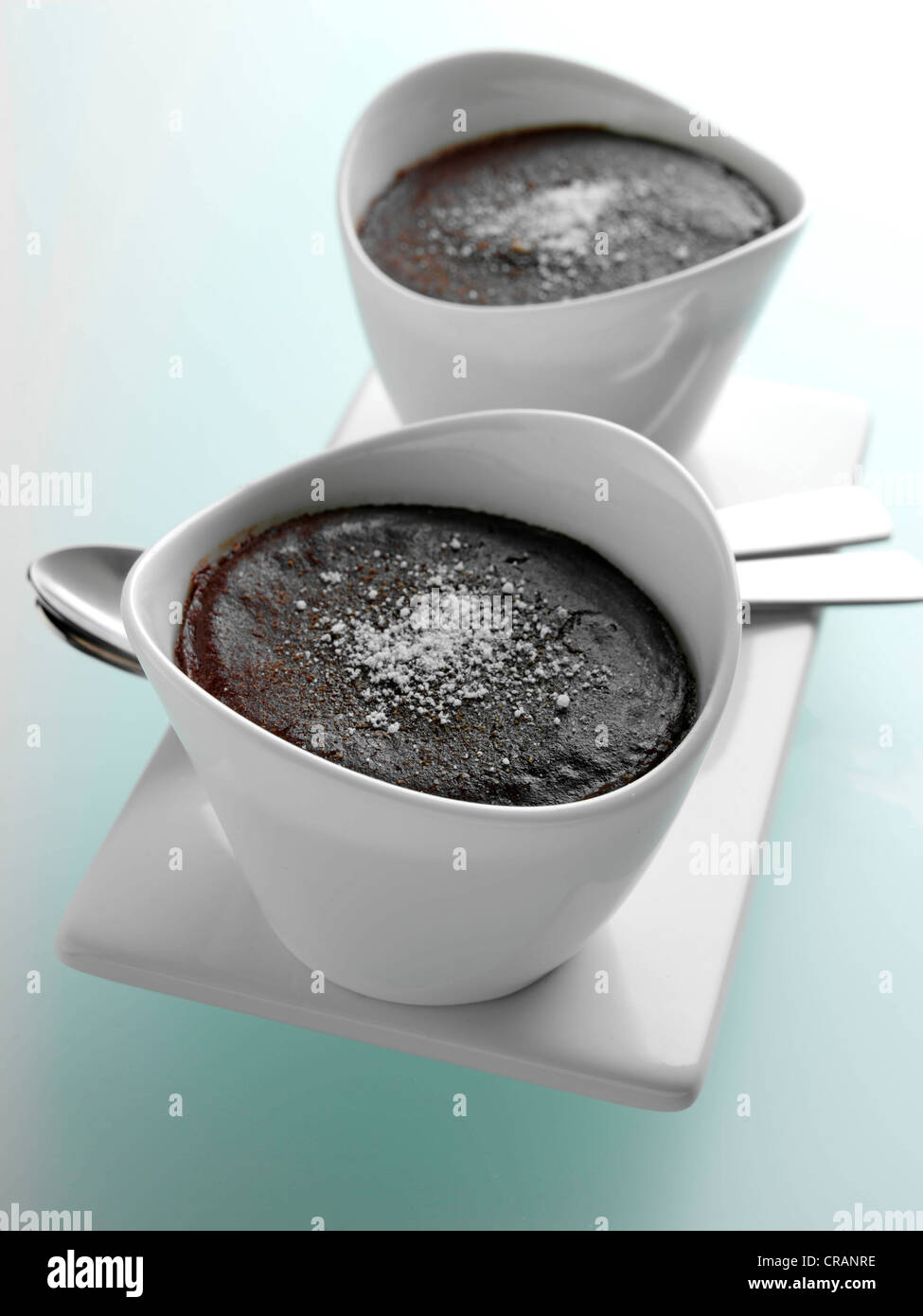 Banana fudge pudding Stock Photo Alamy