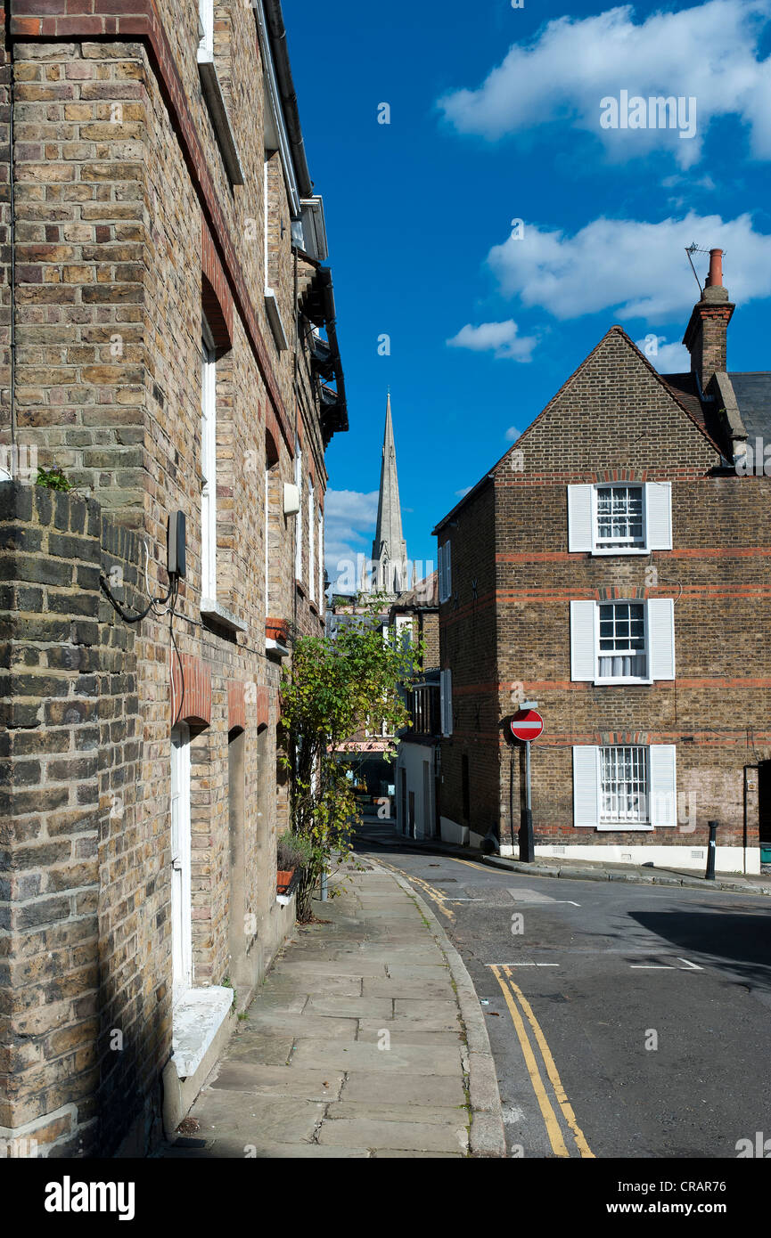 Houses in Hampstead, London, England, United Kingdom, Europe Stock