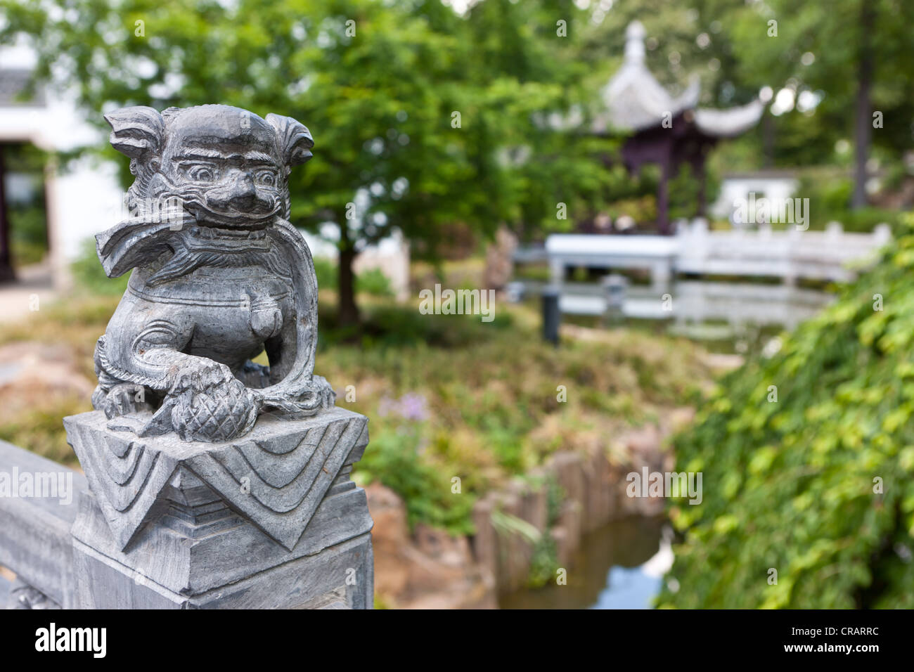Bethmann Park, Chinese Garden, Frankfurt am Main, Hesse, Germany