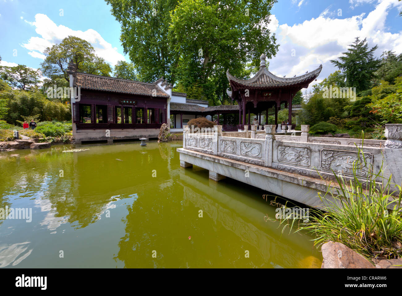 Bethmann Park, Chinese Garden, Frankfurt am Main, Hesse, Germany
