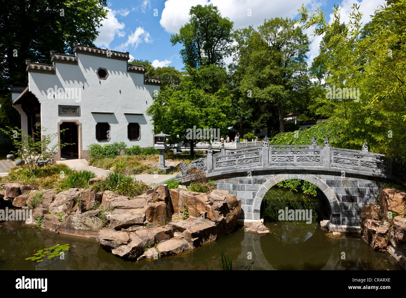 Bethmann Park, Chinese Garden, Frankfurt am Main, Hesse, Germany