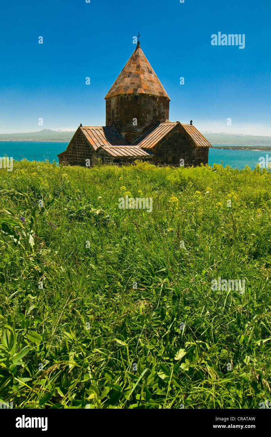 Sevanavank monastery, on Lake Sevan, Armenia, Caucasus Region, Eurasia Stock Photo