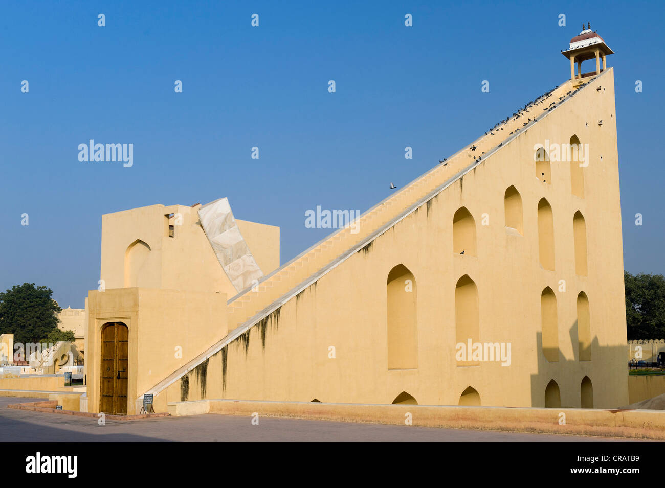 Observatory Jantar Mantar, Jaipur, Rajasthan, India, Asia Stock Photo
