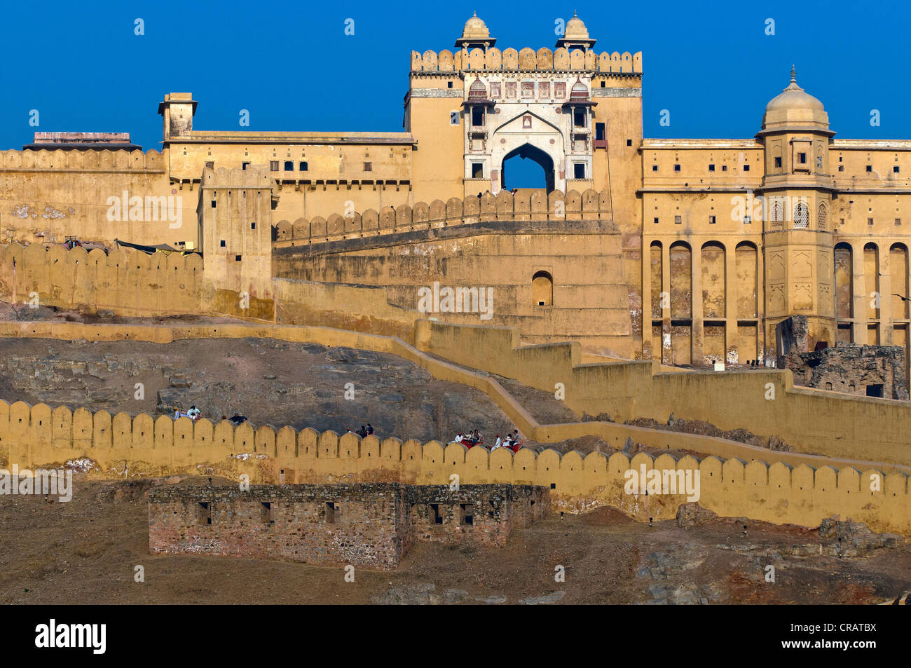 Amber Fort, Jaipur, Rajasthan, India, Asia Stock Photo