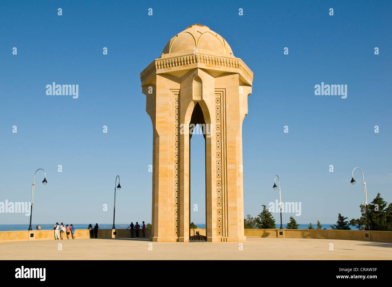 Sahidler Xiyabani, Martyrs' Memorial, Martyrs' Lane, Alley of Martyrs, Kirov Park, Baku, Azerbaijan, Middle East Stock Photo