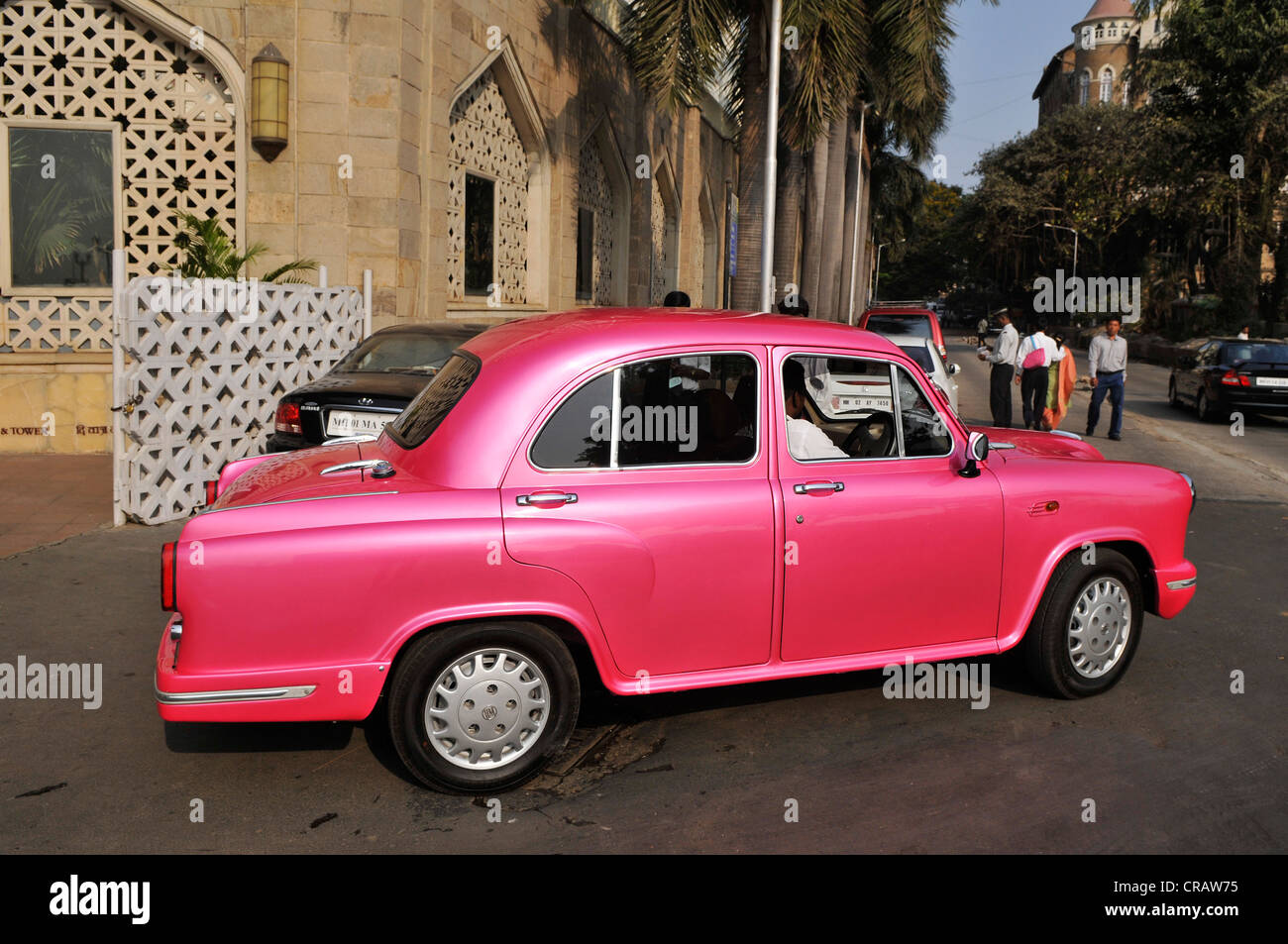 Pink Ambassador, Colaba district, Mumbai, Maharashtra, India, Asia Stock Photo