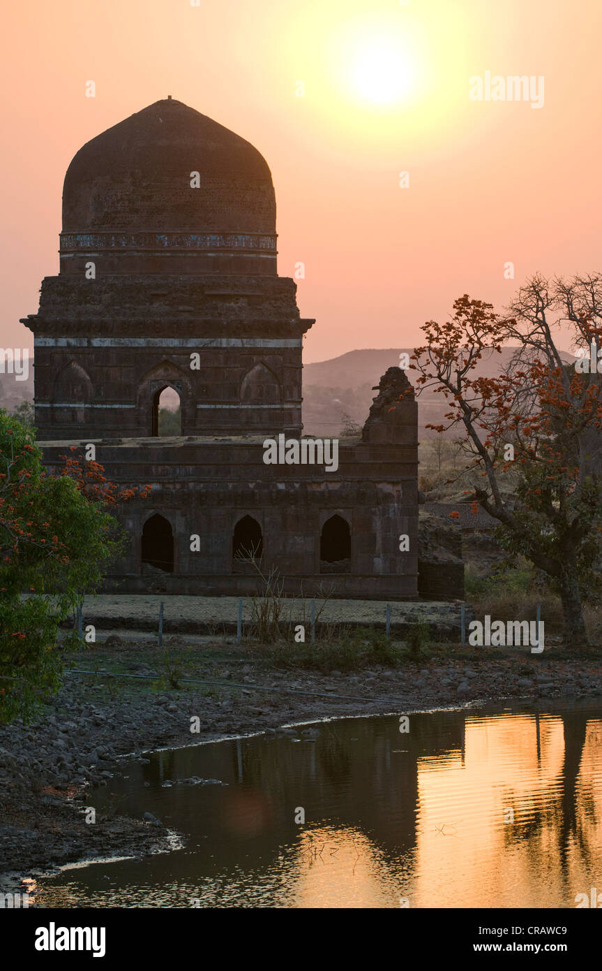 Ruins of a mausoleum, Mandu, Madhya Pradesh, India, Asia Stock Photo