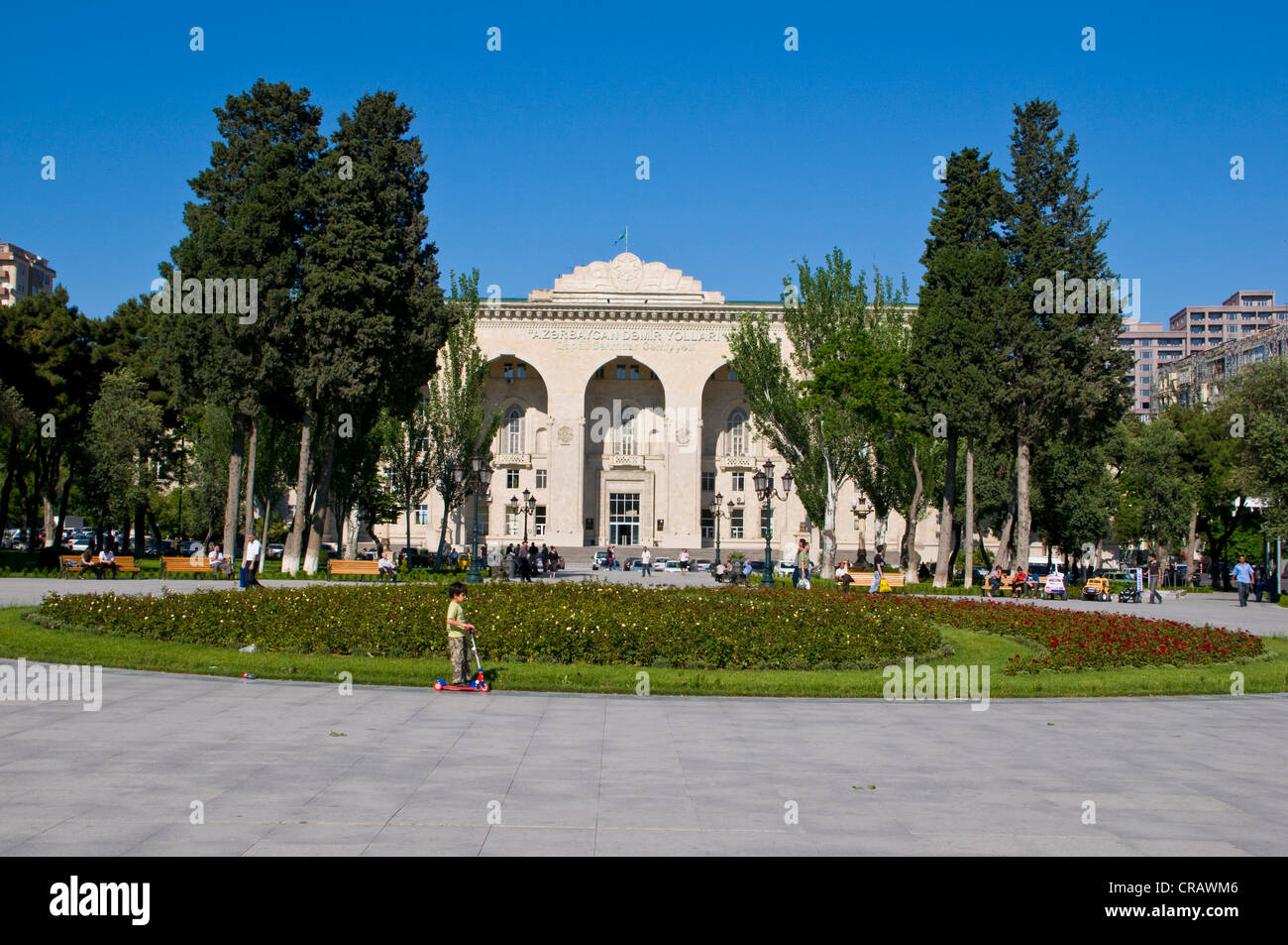 Palace in Baku, Azerbaijan, Caucasus, Middle East Stock Photo