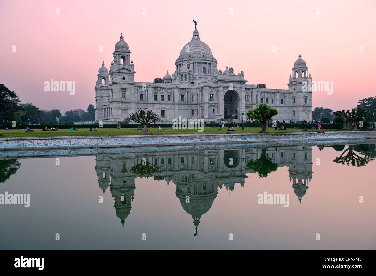 Queen Victoria Memorial, museum, Calcutta or Kolkata, West Bengal, India, Asia Stock Photo