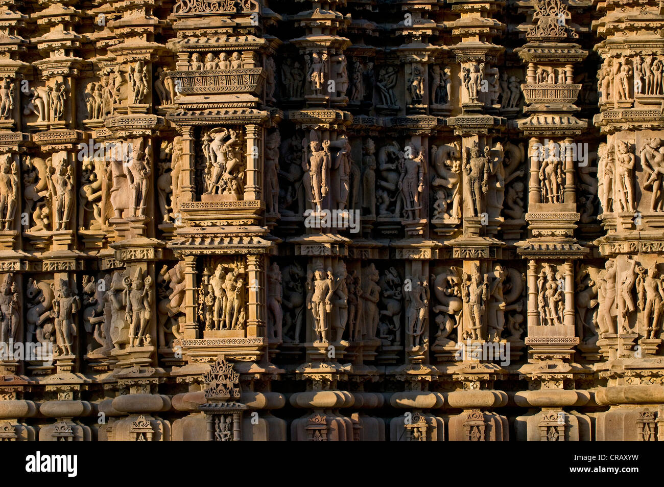 Kandariya Mahadev Temple, Khajuraho Group of Monuments, UNESCO World Heritage Site, Madhya Pradesh, India, Asia Stock Photo