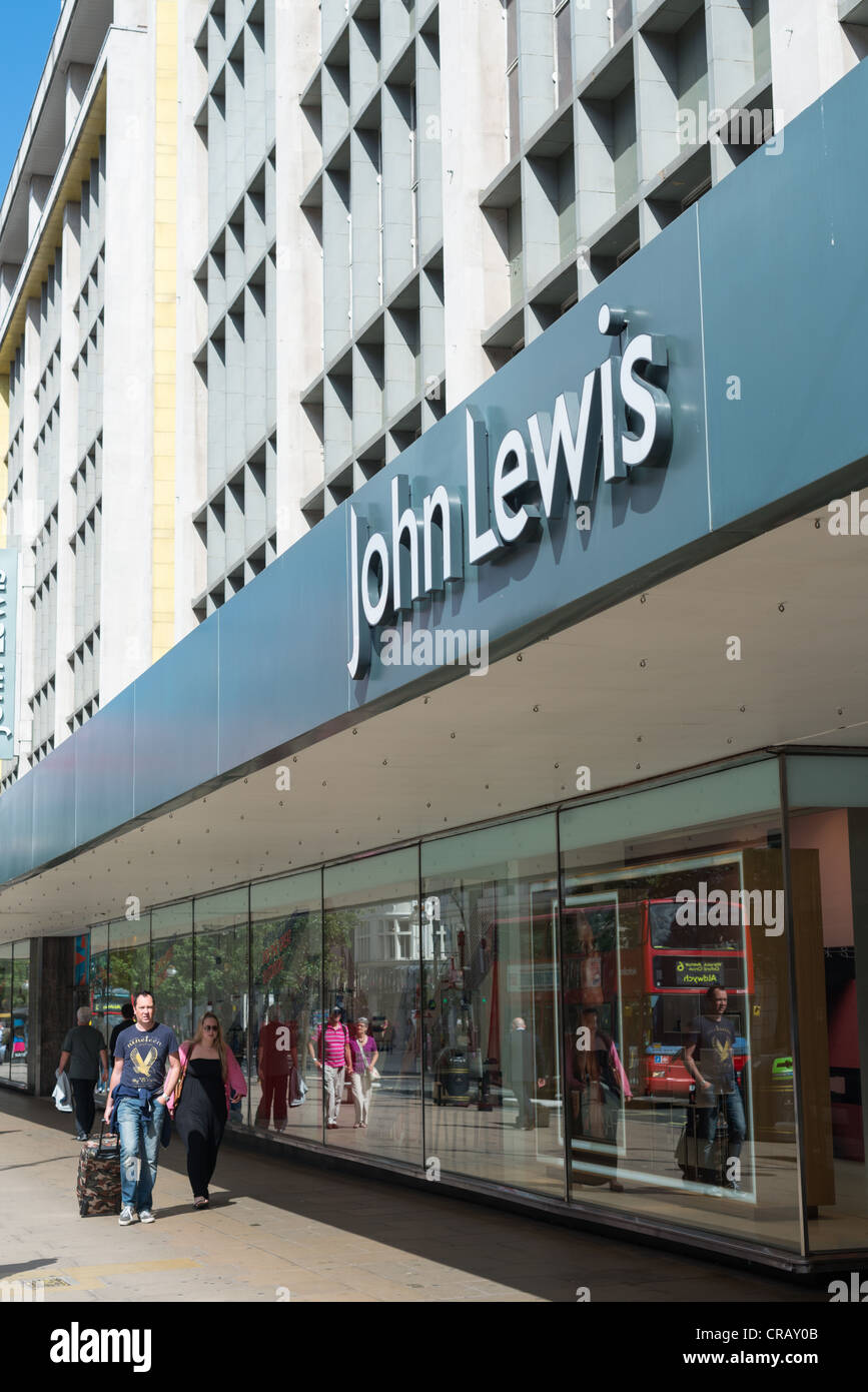 John Lewis department store at Oxford Street, London, England Stock