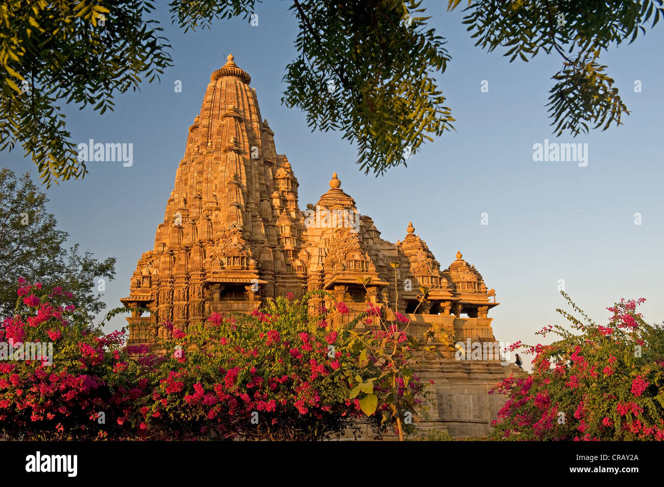 Kandariya Mahadev Temple, Khajuraho Group of Monuments, UNESCO World Heritage Site, Madhya Pradesh, India, Asia Stock Photo
