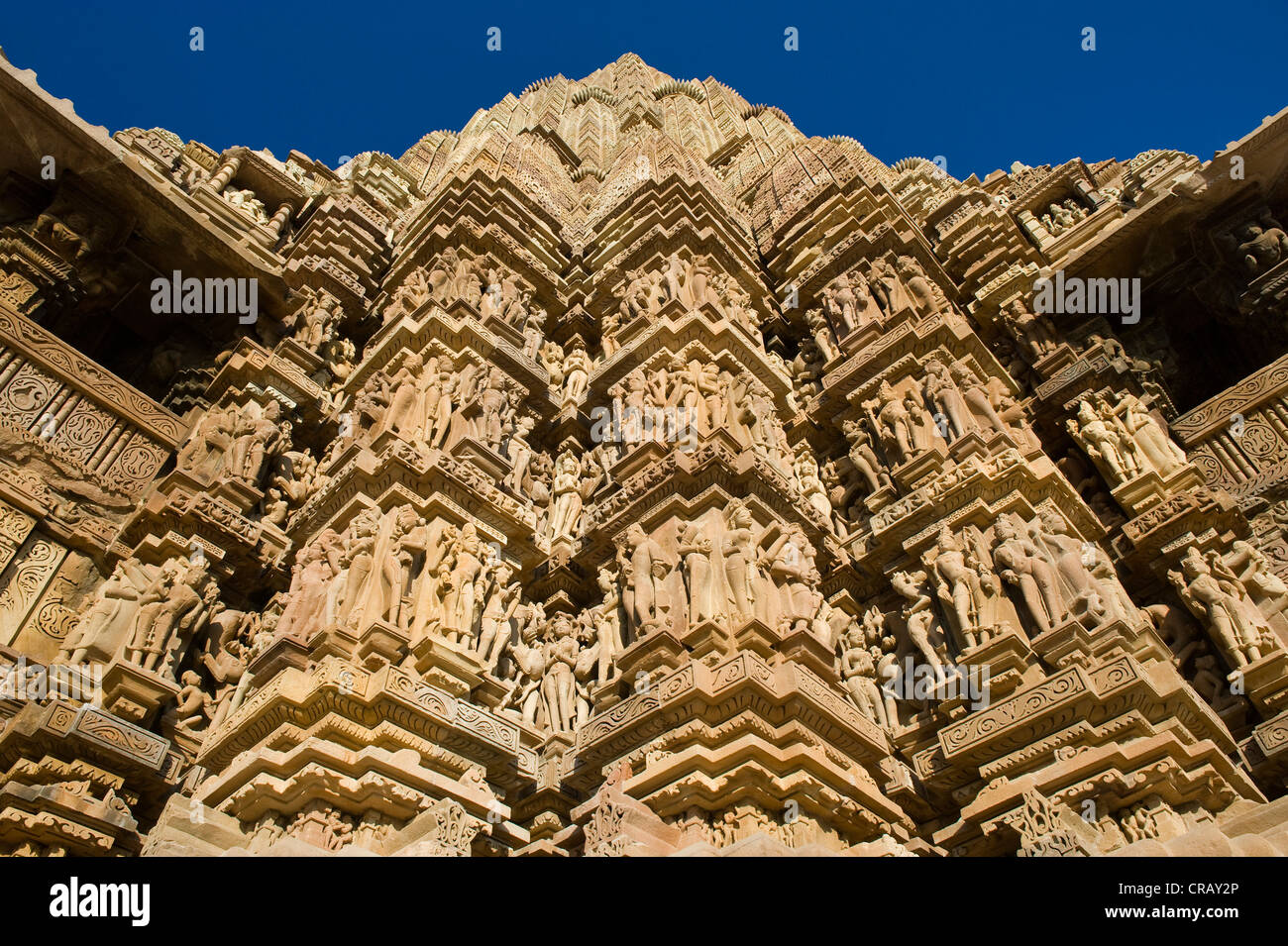 Lakshmana Temple, Khajuraho Group of Monuments, UNESCO World Heritage Site, Madhya Pradesh, India, Asia Stock Photo