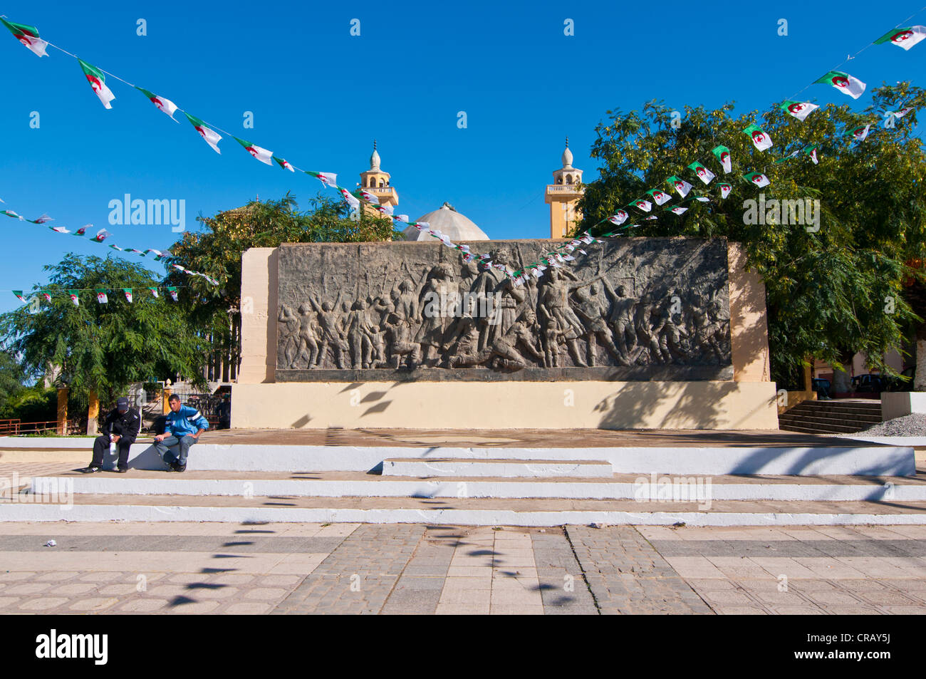 Martyrs' Monument in Tipasa, Algeria, Africa Stock Photo