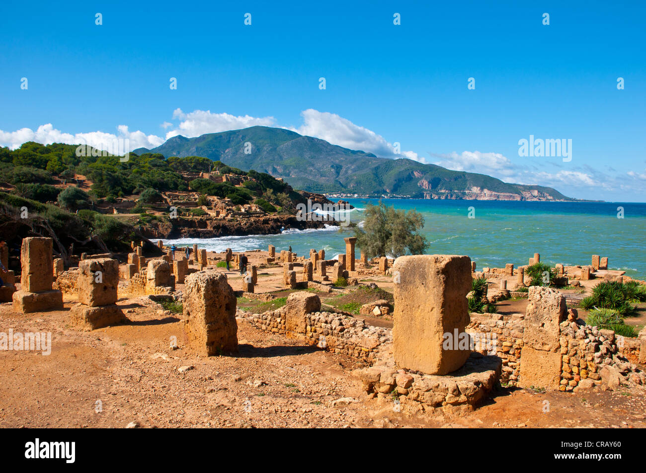 Roman ruins of Timgad, UNESCO World Heritage Site, Algeria, Africa