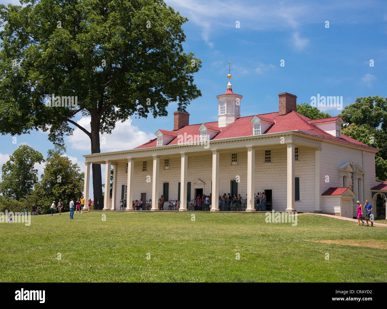 MOUNT VERNON, VIRGINIA, USA plantation home of Washington