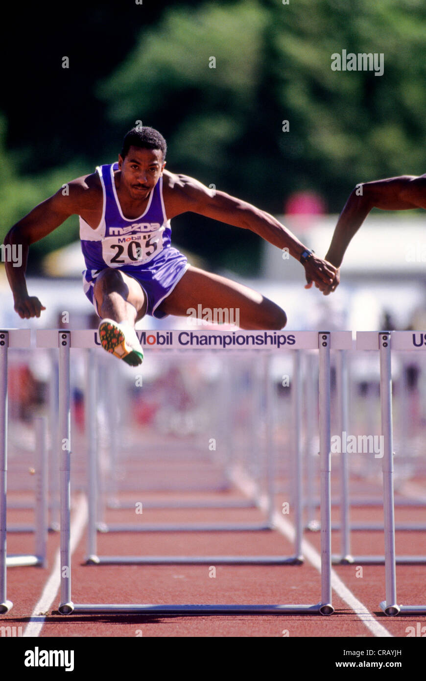 Renaldo nehemiah usa competing in hires stock photography and images