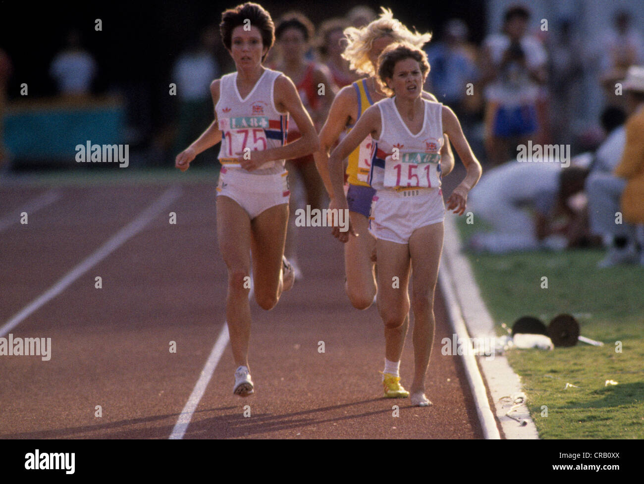 Athletics - Los Angeles Olympic Games 1984 - Decathlon Stock Photo - Alamy