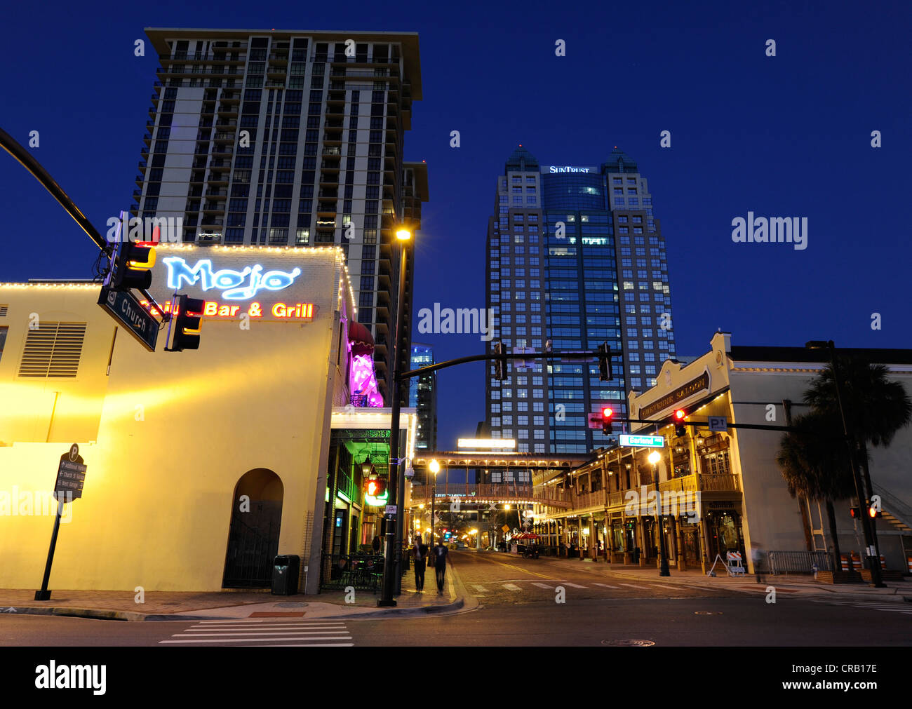 Church Street downtown Orlando, Florida Stock Photo Alamy