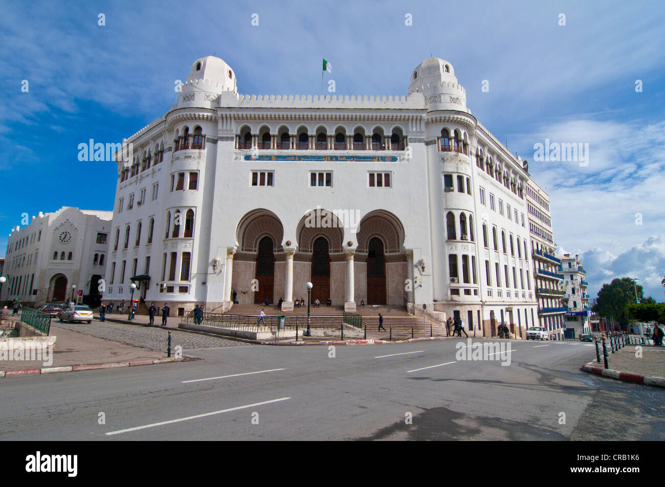 The old post office in Algiers, Algeria, Africa Stock Photo