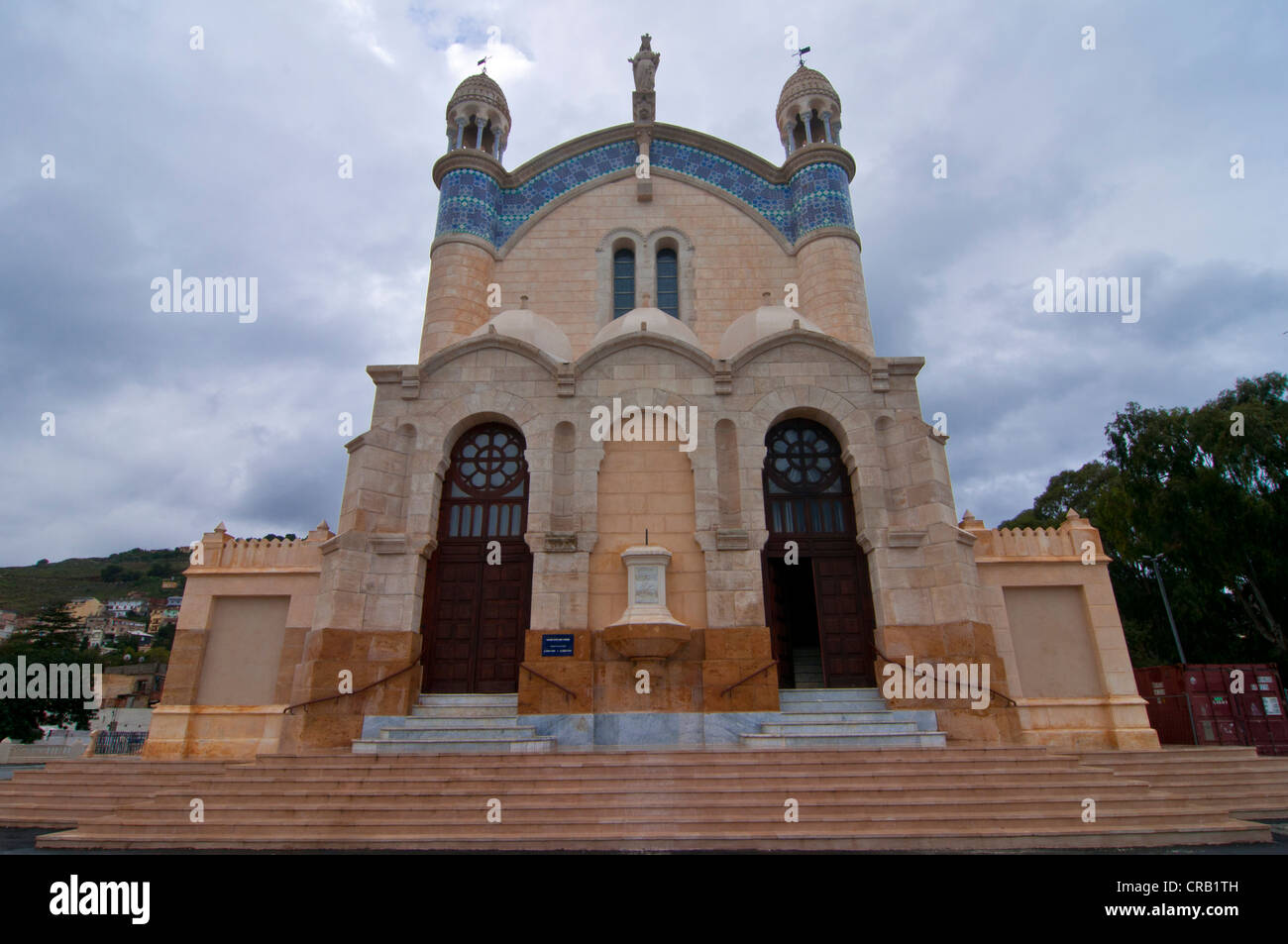 Basilica of Notre-Dame d'Afrique, Algiers, Algeria, Africa Stock Photo