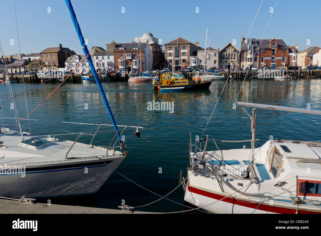 Old Weymouth harbour, Dorset, England Stock Photo Alamy