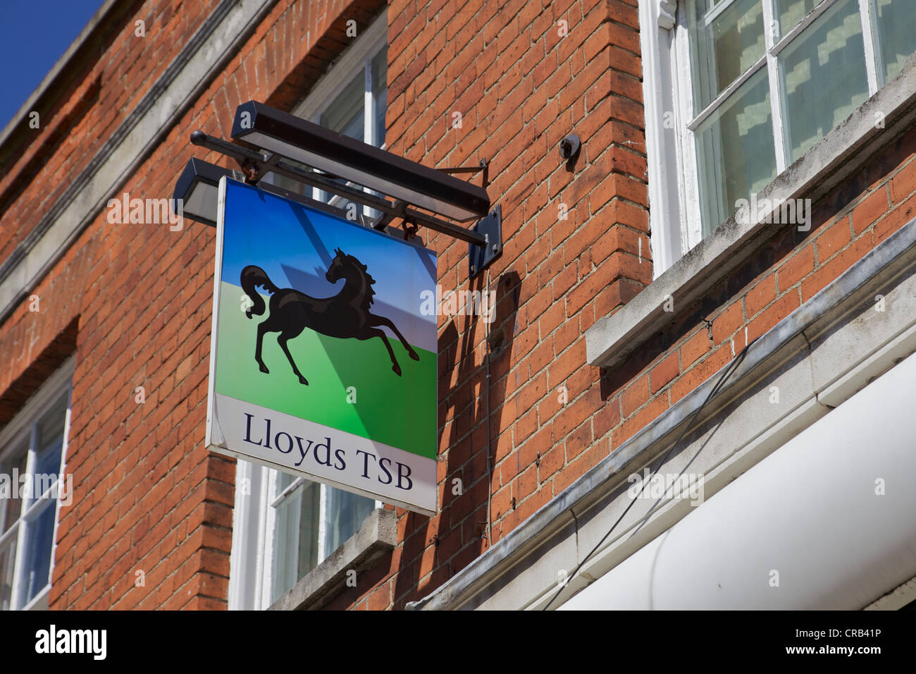 A Lloyds TSB bank sign, England Stock Photo
