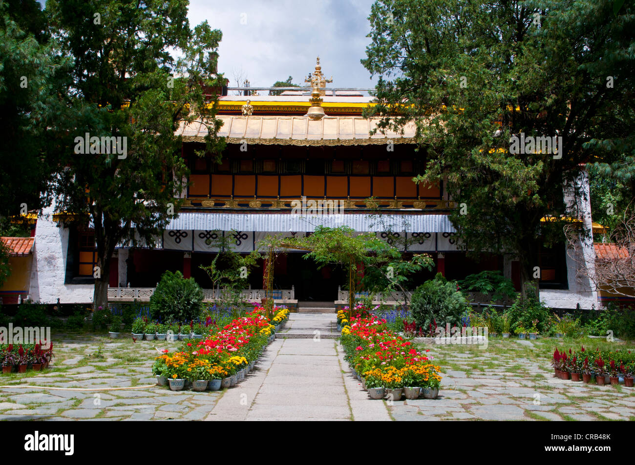 Norbulingka Summer Palace, UNESCO World Heritage Site, Lhasa, Tibet, Asia Stock Photo