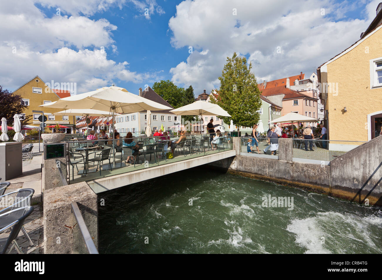 Lech Promenade Lech promenade landsberg am lech hi-res stock photography and images ...