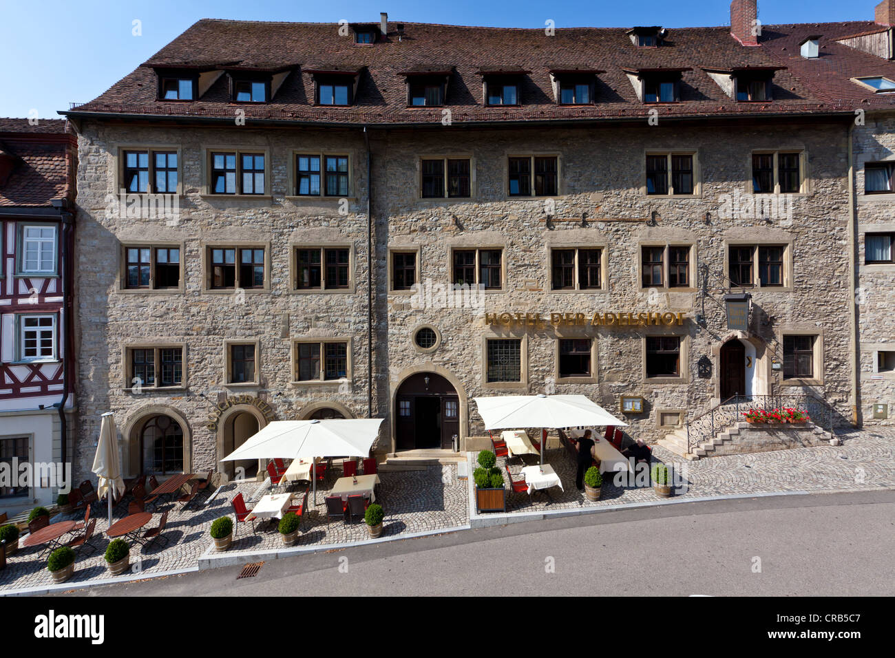 Adelshof hotel, historic centre of Schwaebisch Hall, Baden-Wuerttemberg,  Germany, Europe, PublicGround Stock Photo - Alamy