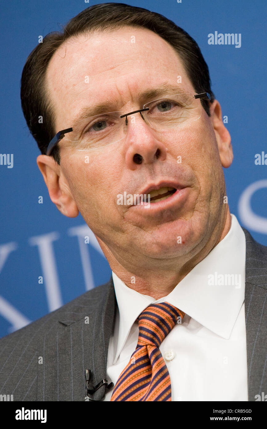 Randall Stephenson, Chairman and CEO of AT&T Stock Photo - Alamy