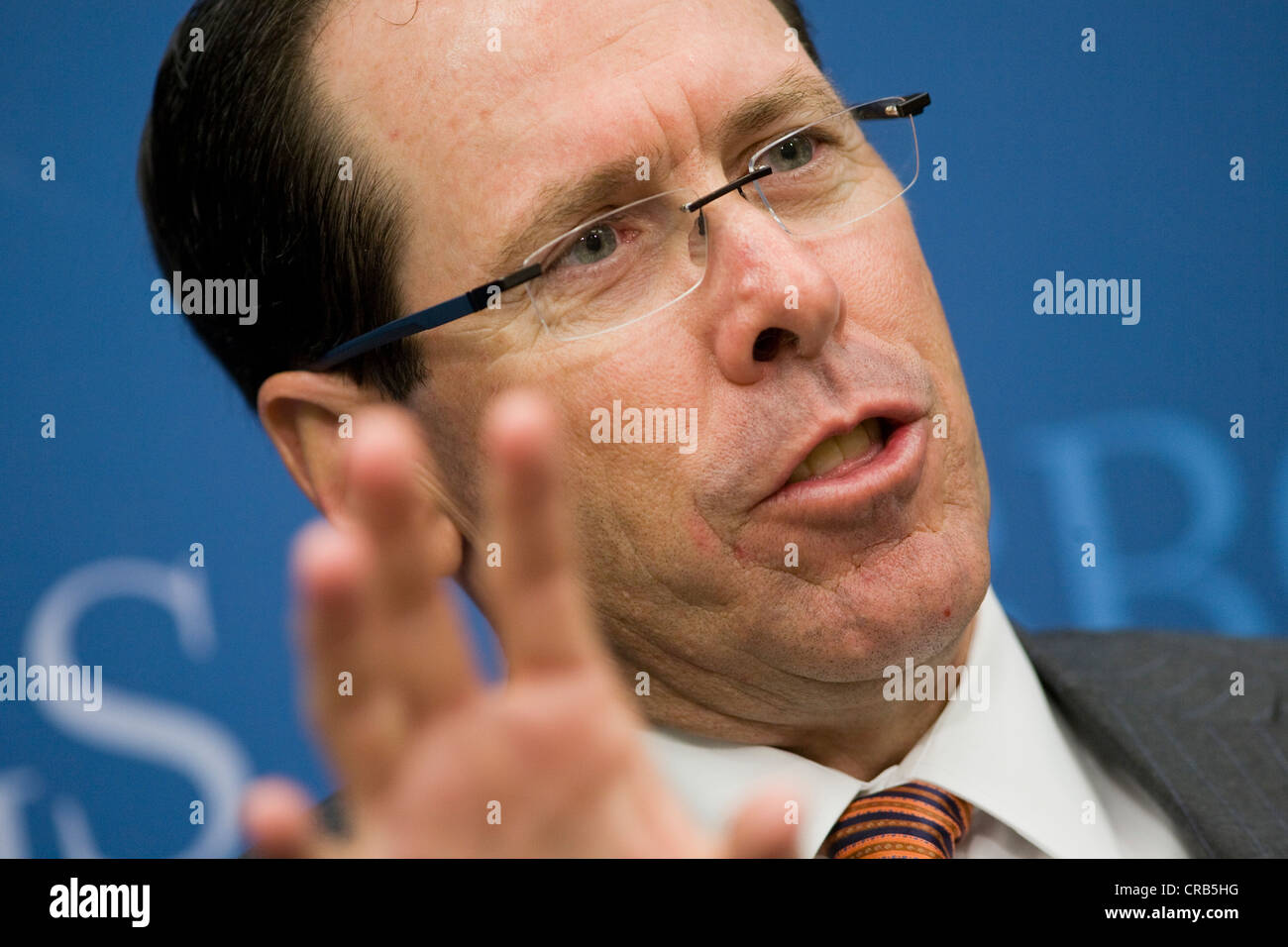 Randall Stephenson, Chairman and CEO of AT&T.  Stock Photo